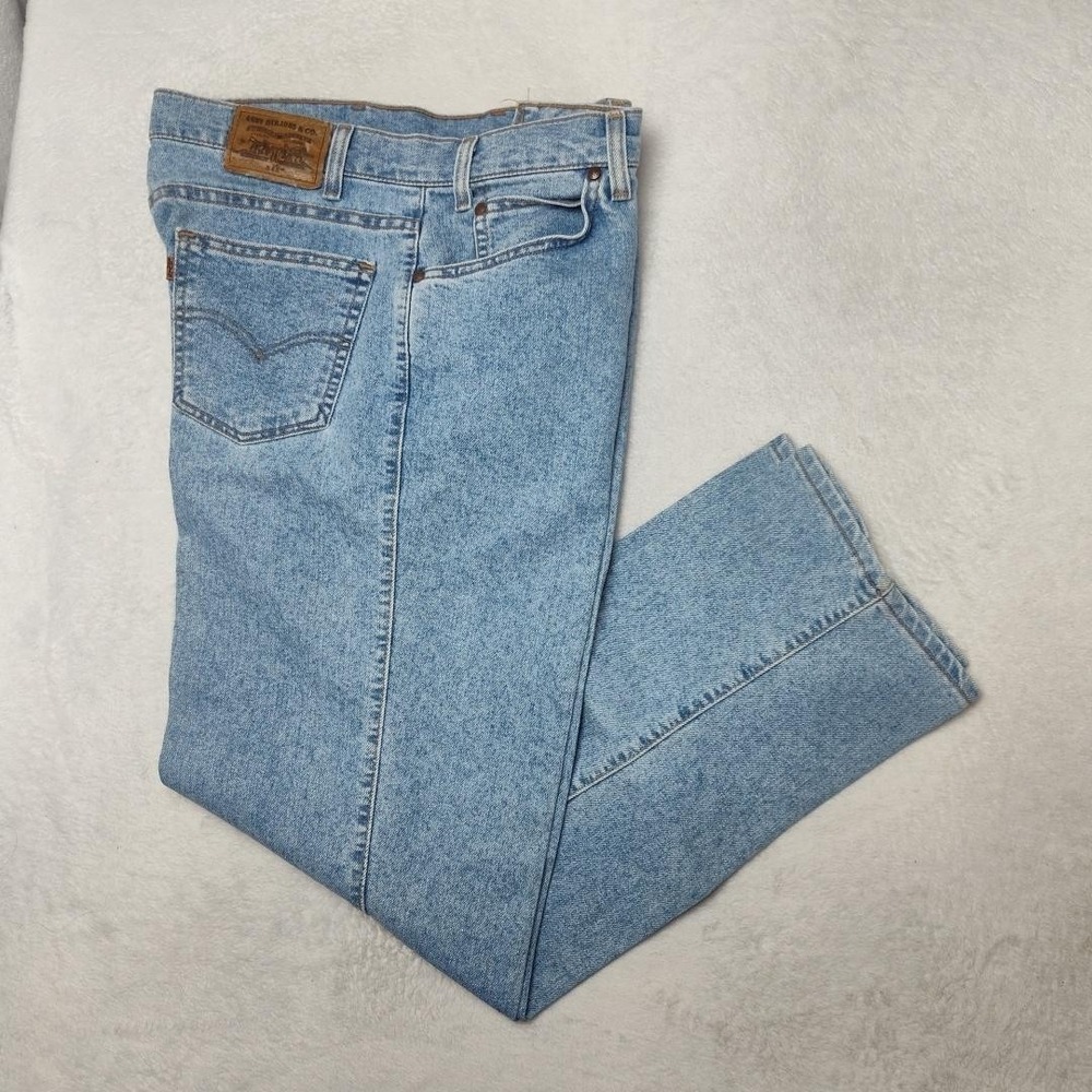 Vintage Levis 540 Jeans Mens 36x29 Blue Relaxed Straight Acid Wash 90s Denim USA